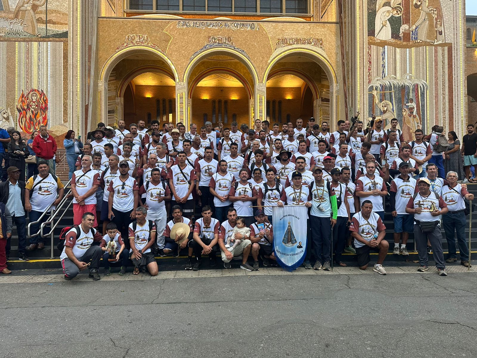 Missão cumprida até Aparecida, com a certeza de que as bençãos virão com a intercessão de Nossa Senhora Aparecida