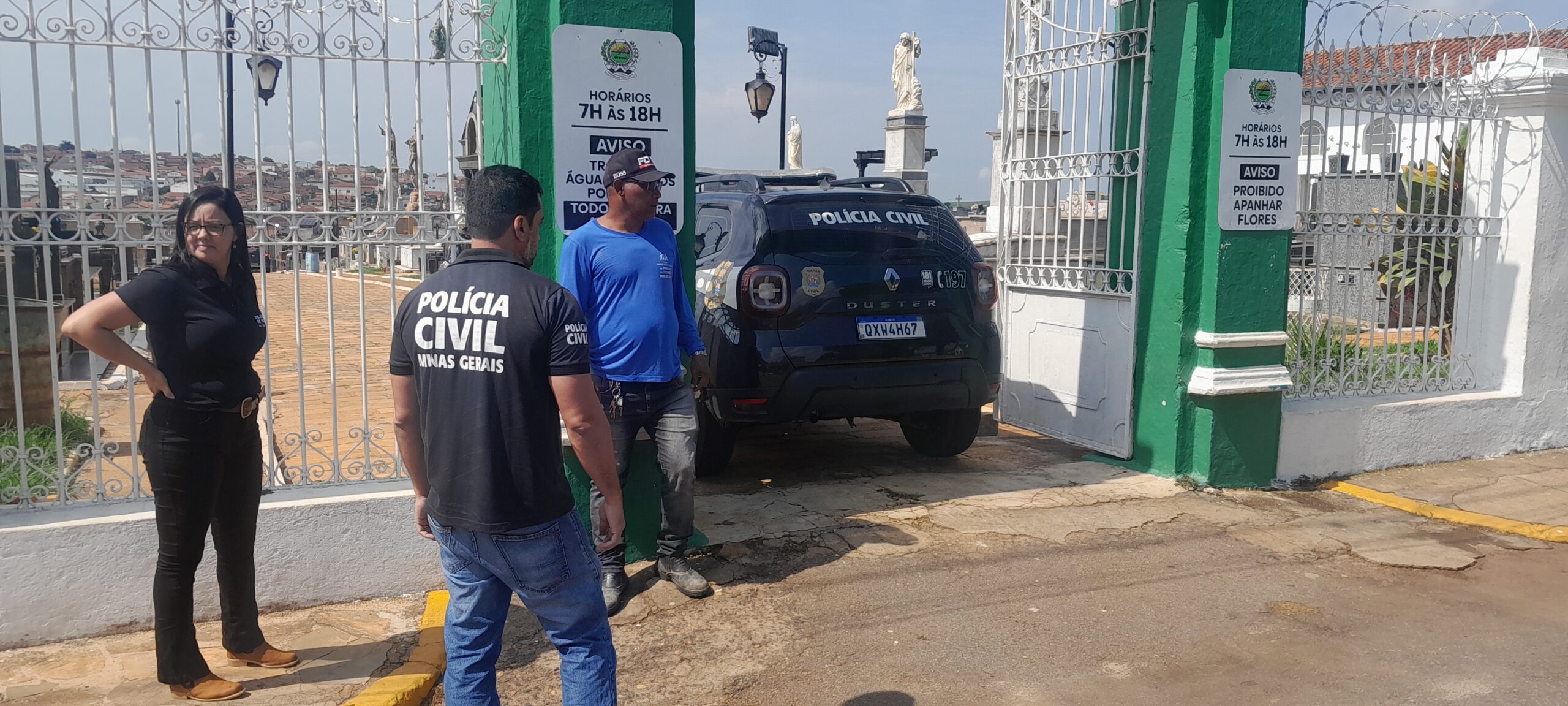 Corpo de idoso é exumado para esclarecer causa morte; família acusa filho de matar o pai