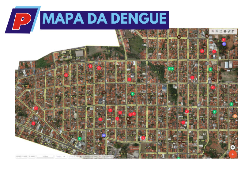 Dengue: Agentes de endemias vão verificar 134 pontos de possíveis criatórios em cinco bairros fiscalizados por drones