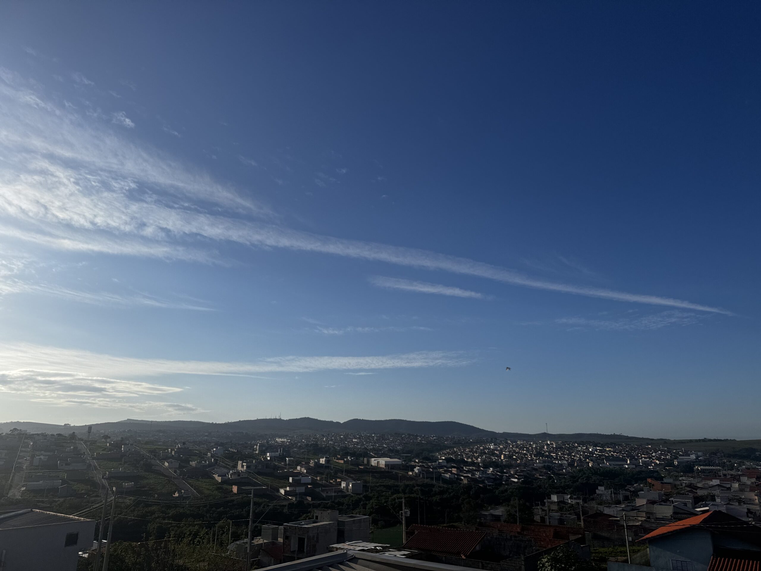 Sexta-feira de sol, chuva passageira e noite nublada