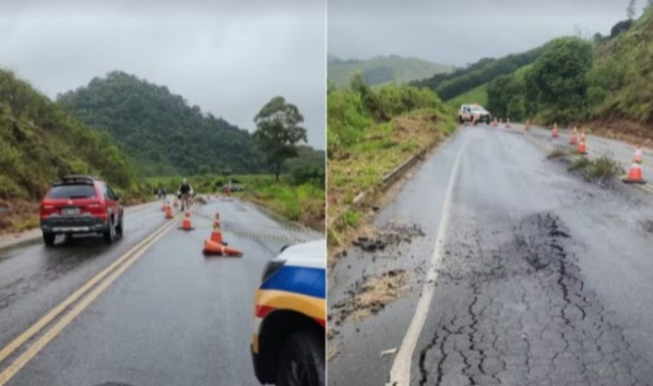 Trechos de rodovias no Sul de Minas permanecem interditados: veja as alternativas de desvios
