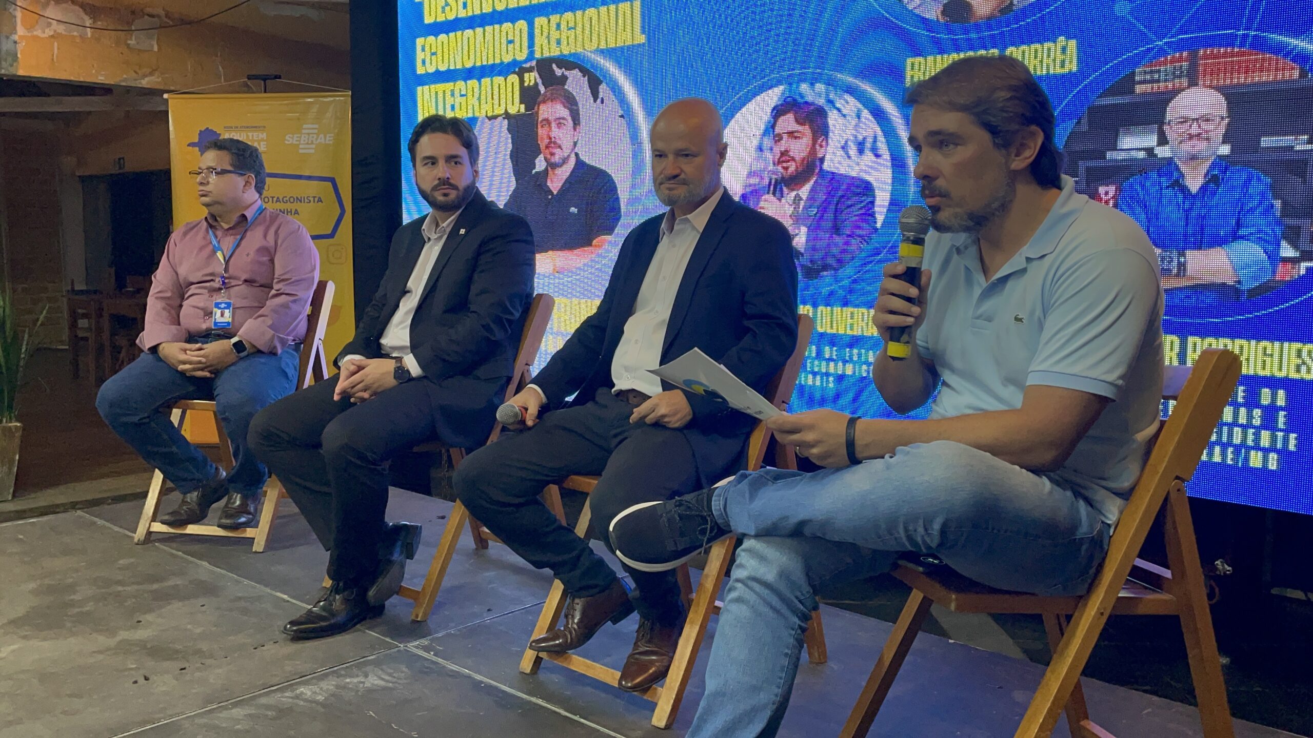 Secretário de Estado de Desenvolvimento Econômico faz visita em Três Pontas e participa de evento regional das associações comerciais