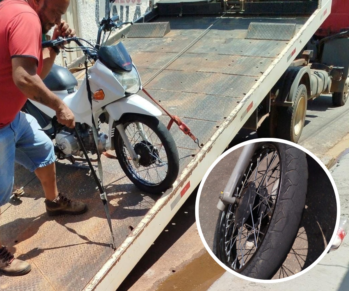 Menor que empinava moto na frente da viatura da Polícia Civil tem veículo apreendido