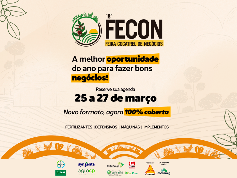 Fecon 2025: 8ª Feira Cocatrel de Negócios oferece oportunidades imperdíveis aos cooperados e produtores rurais