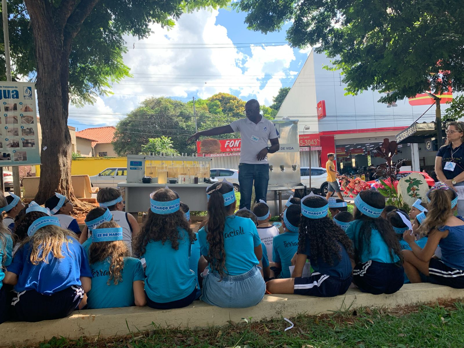 SAAE comemora o Dia Mundial da Água com estudantes da rede municipal