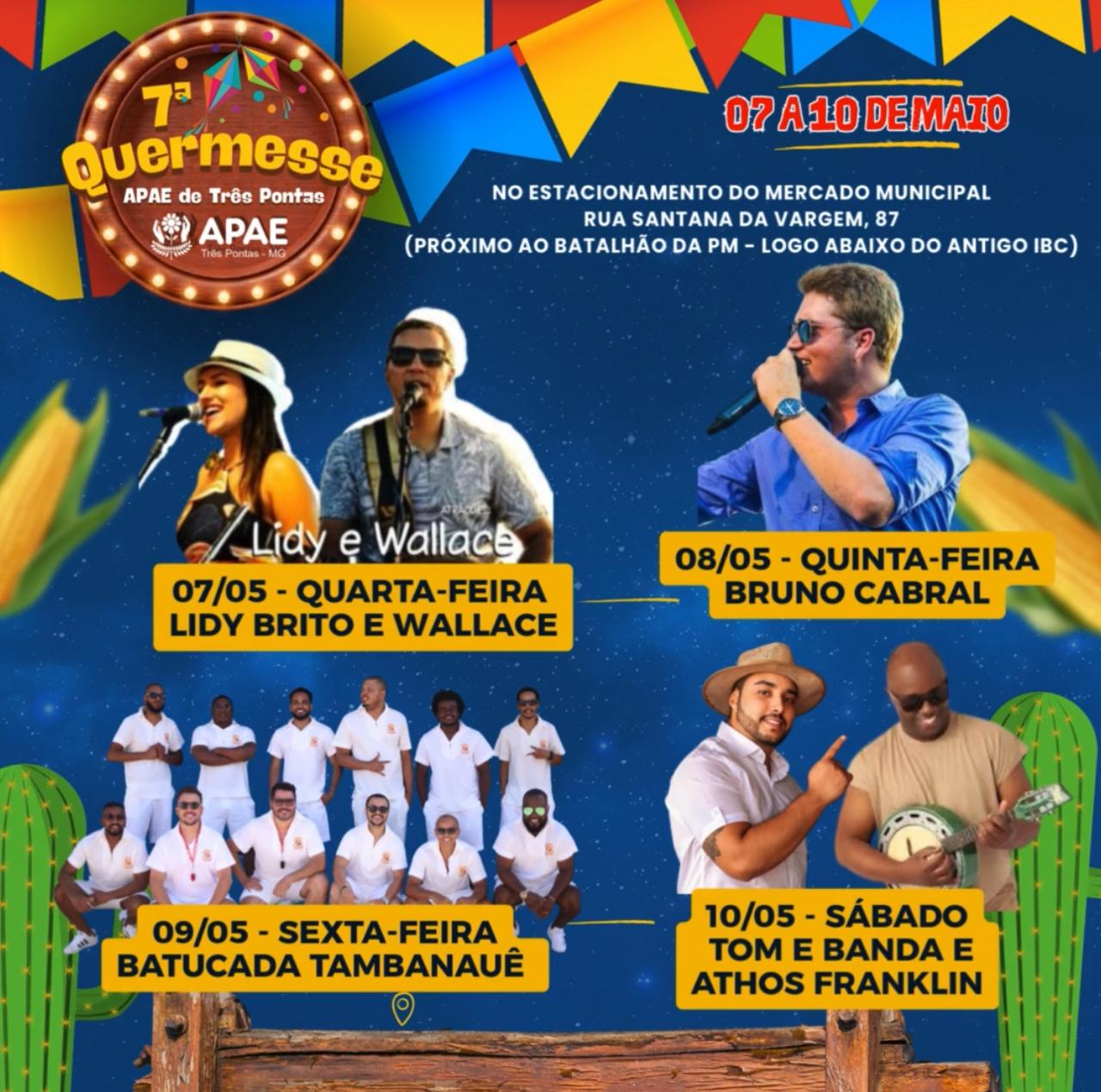 Vem aí a 7ª Quermesse da APAE de Três Pontas – em novo local! 
