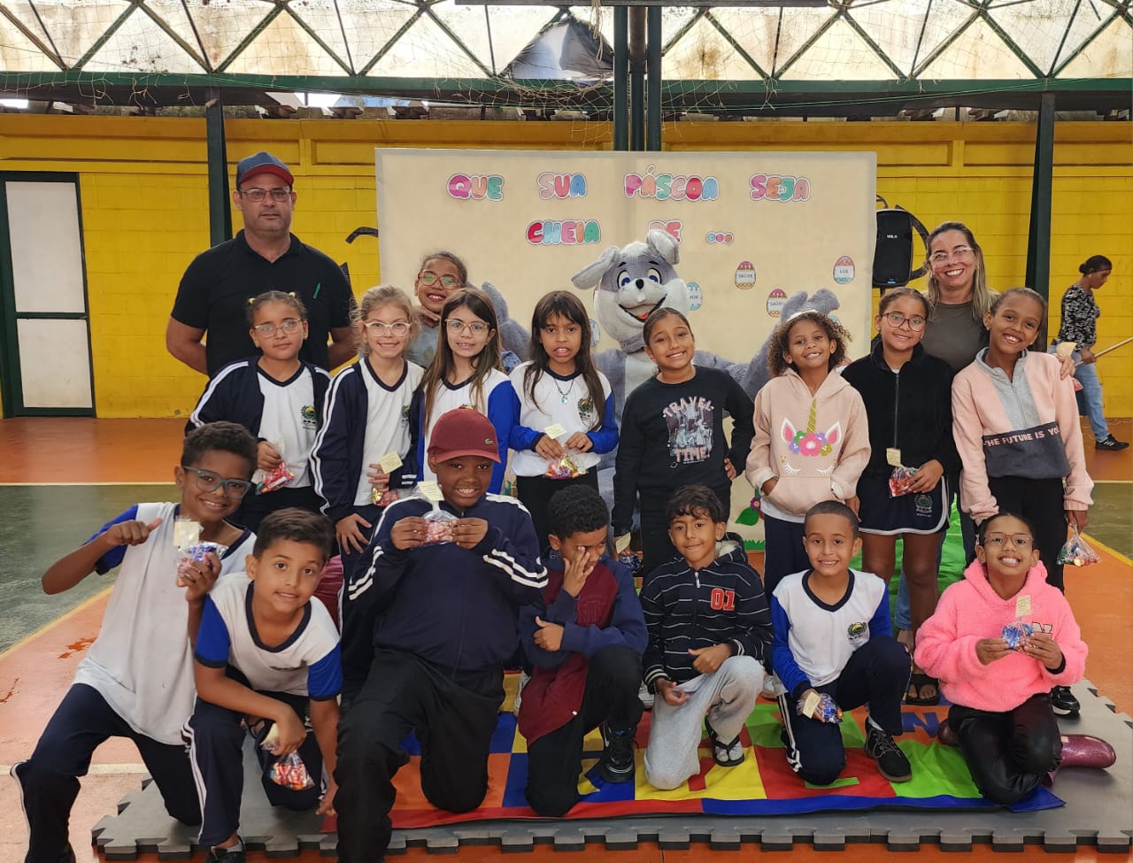 Escola CAIC promove semana especial de Páscoa e fortalece laços comuns com a comunidade