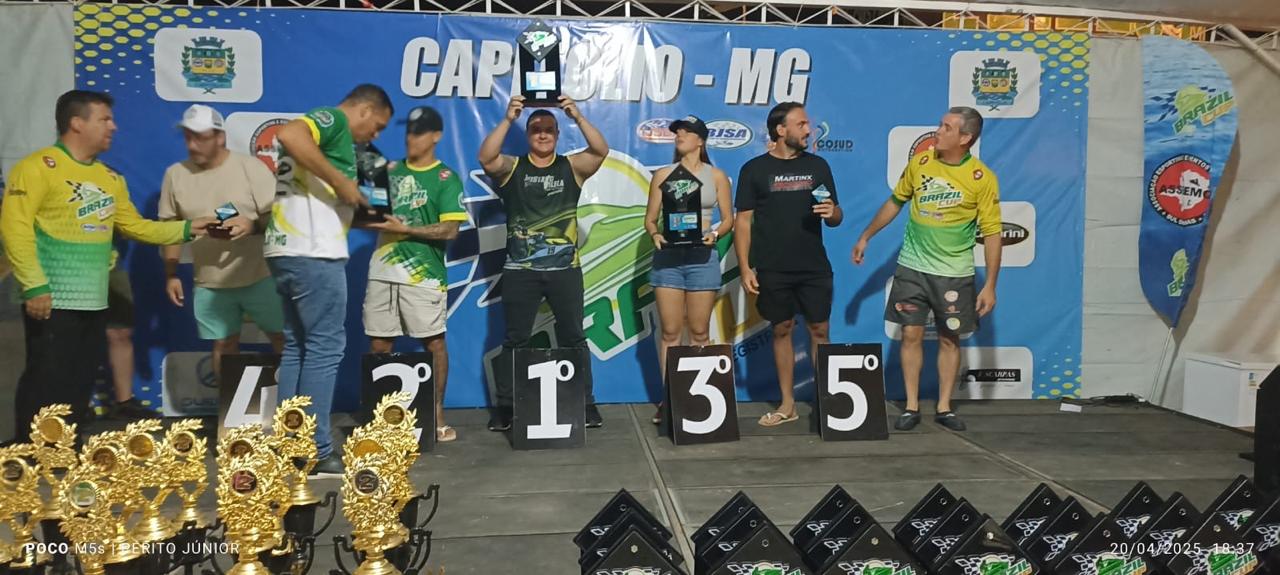 Mais uma vitória nas águas: Gustavo Vilela Reis conquista o topo do pódio em Capitólio