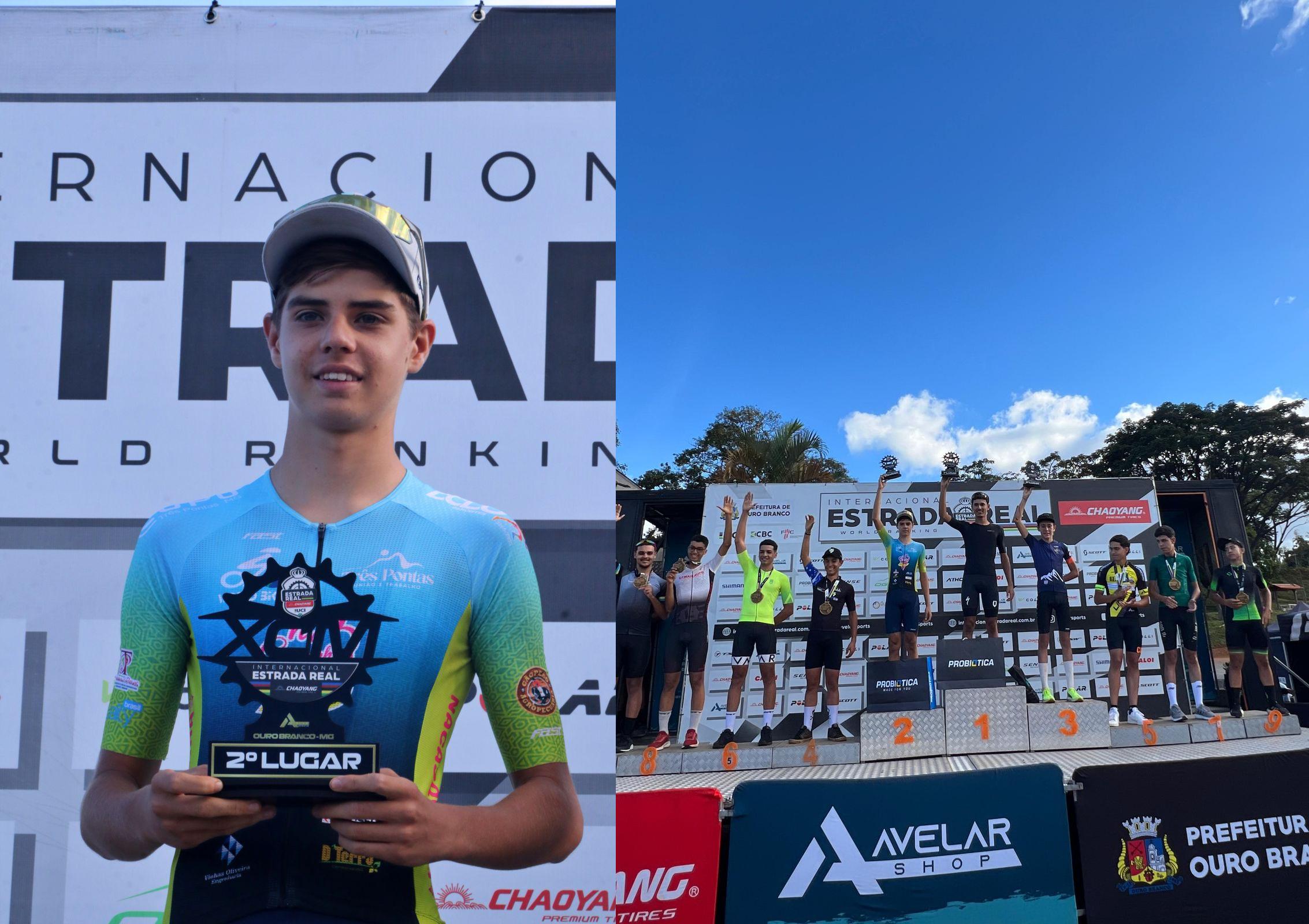 Cauã representa Três Pontas com destaque em competição nacional de MTB