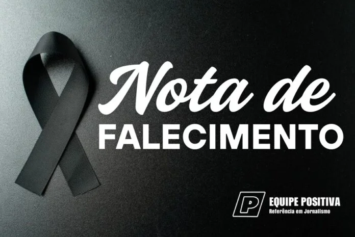NOTA DE FALECIMENTO quinta-feira 19 de junho