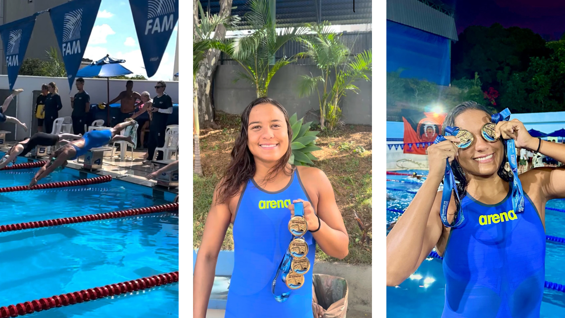 Addilla Caroline é tetracampeã no Campeonato Mineiro de Natação e mira Mundial em Singapura