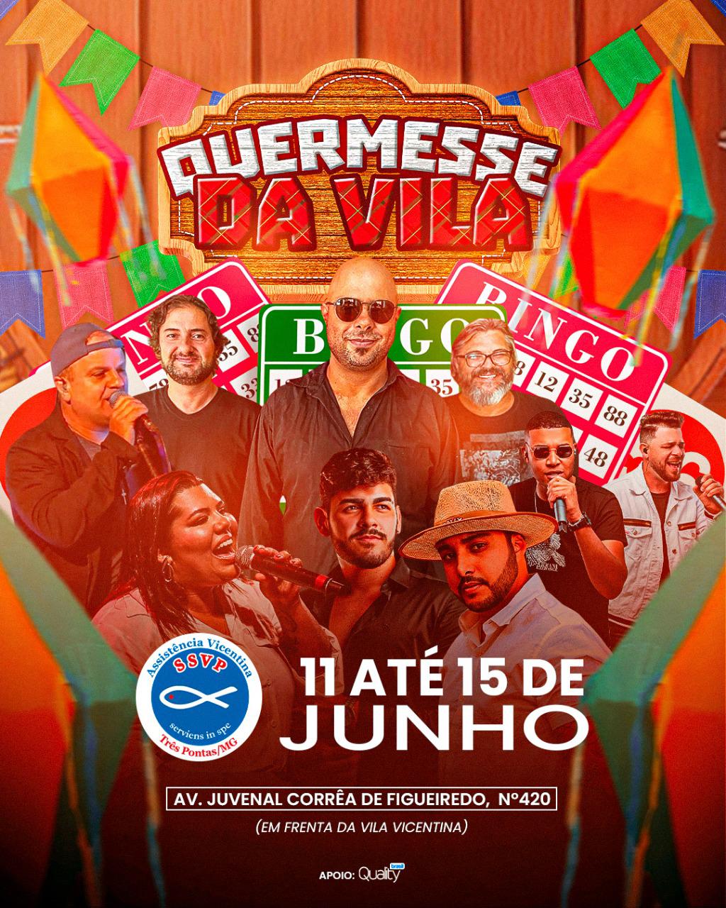 Quermesse da Vila Vicentina promete noites de alegria e solidariedade em Três Pontas