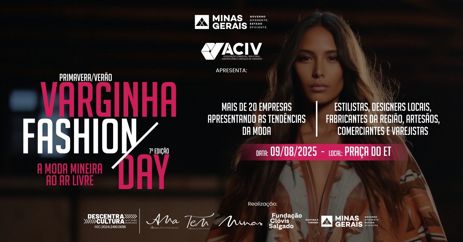 Varginha Fashion Day será no dia 09 de agosto; Inscrições abertas para associados da ACIV