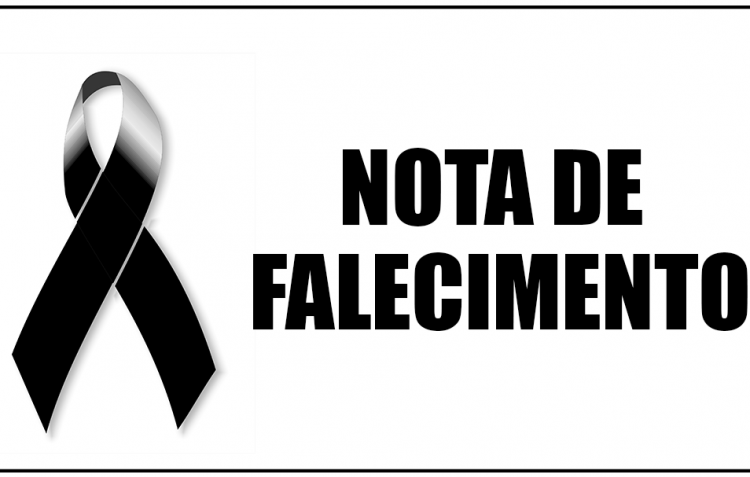 NOTA DE FALECIMENTO quinta-feira 12 de junho