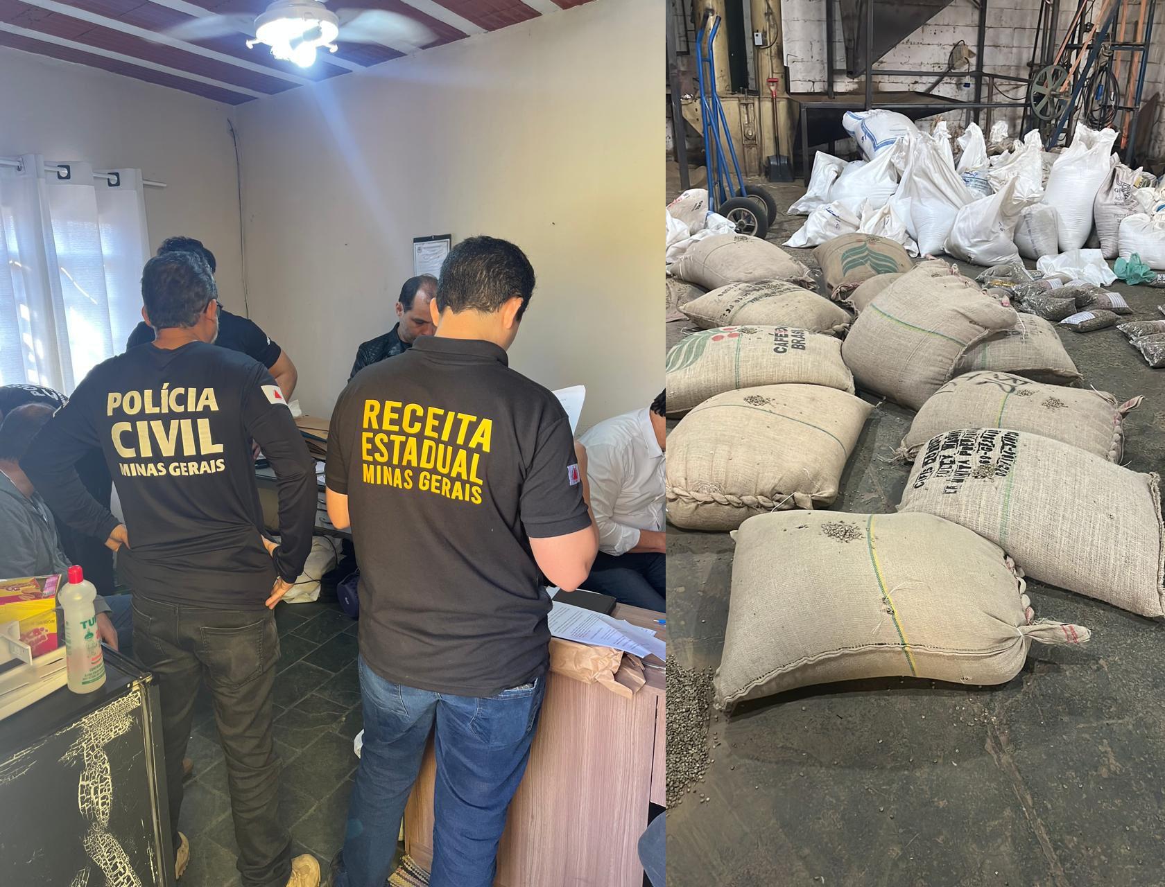 Polícia Civil deflagra operação contra furto e receptação de café em Três Pontas e Varginha
