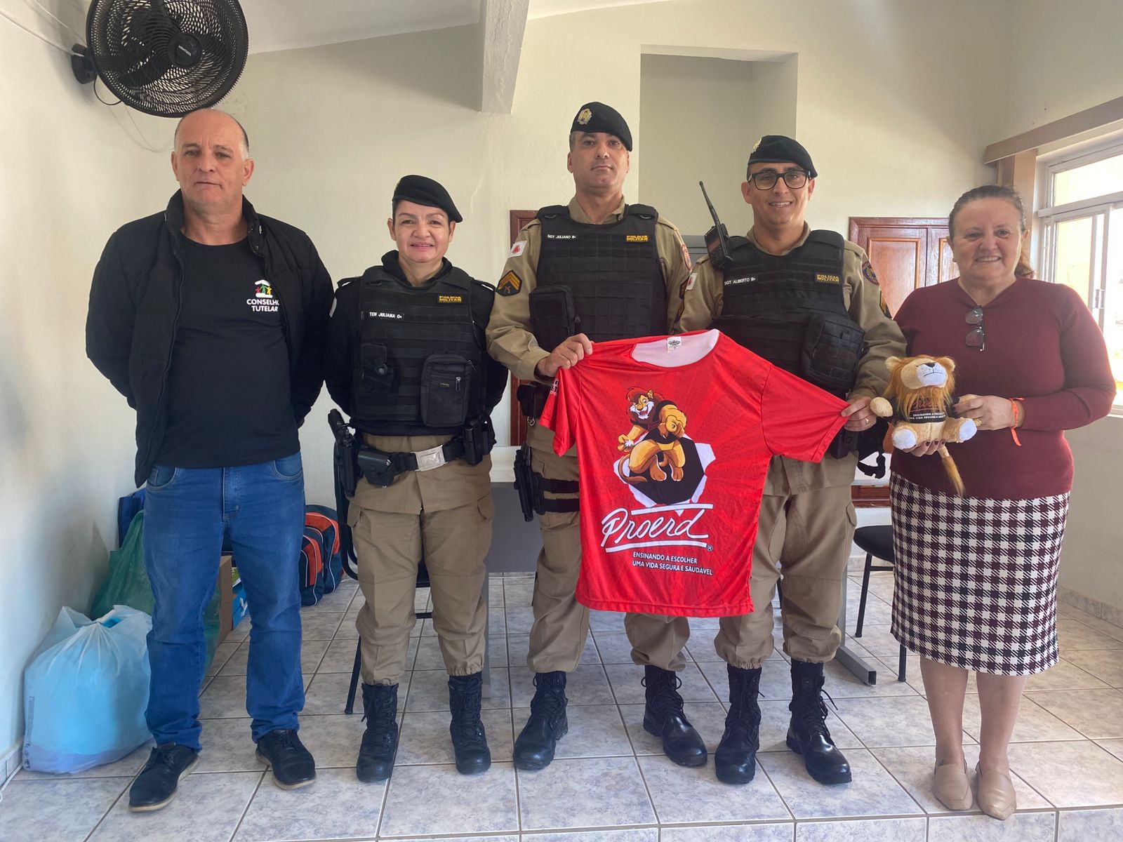 Polícia Militar prepara em Cristais, início do Proerd nas escolas municipais