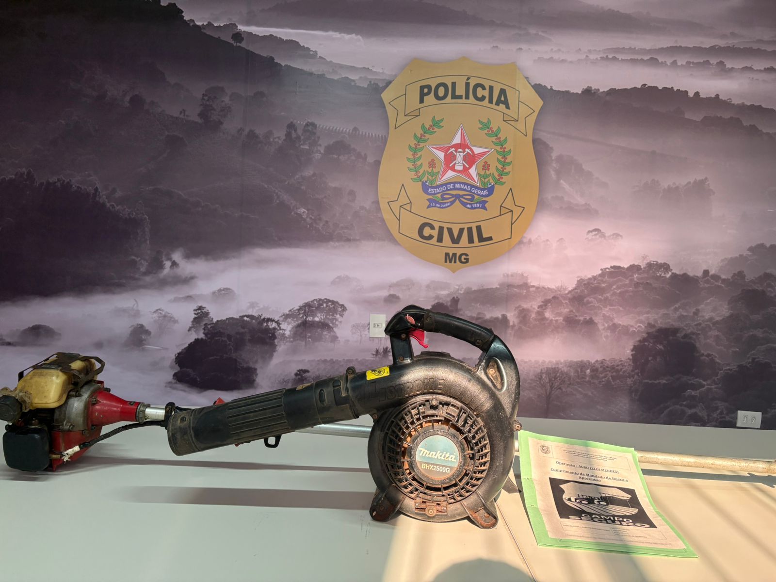 Delegacia Rural de Varginha e Núcleo Especializado realizam operação “Terra Limpa”, para apurar assalto na zona rural de Três Pontas