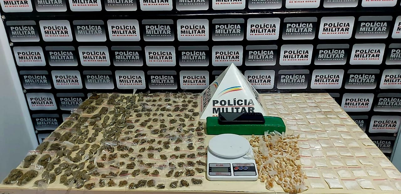 Polícia Militar faz grande apreensão de drogas em Cristais