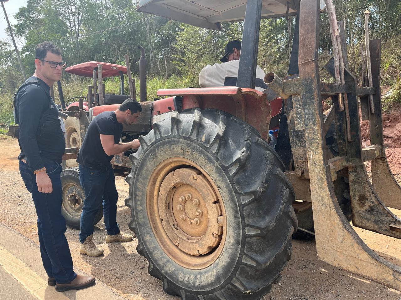 Núcleo da Delegacia Rural de Três Pontas participa de operação que recupera tratores furtados em Minas e São Paulo