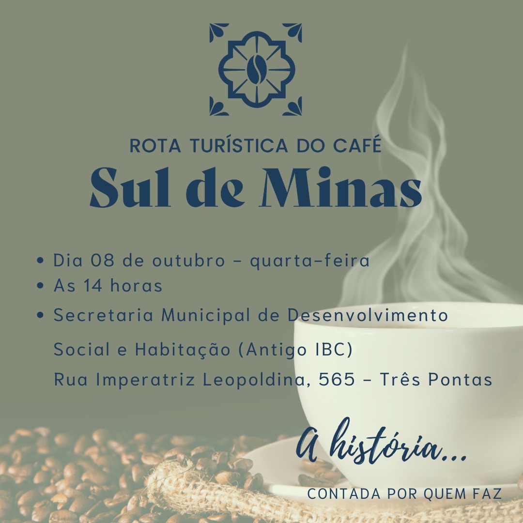 Três Pontas recebe encontro do trade turístico com apresentação da Rota do Café – Sul de Minas