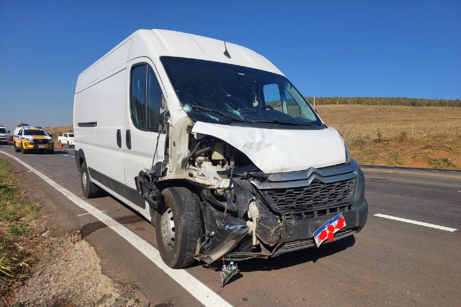 Homem fica ferido em acidente na MG-167, em Três Pontas