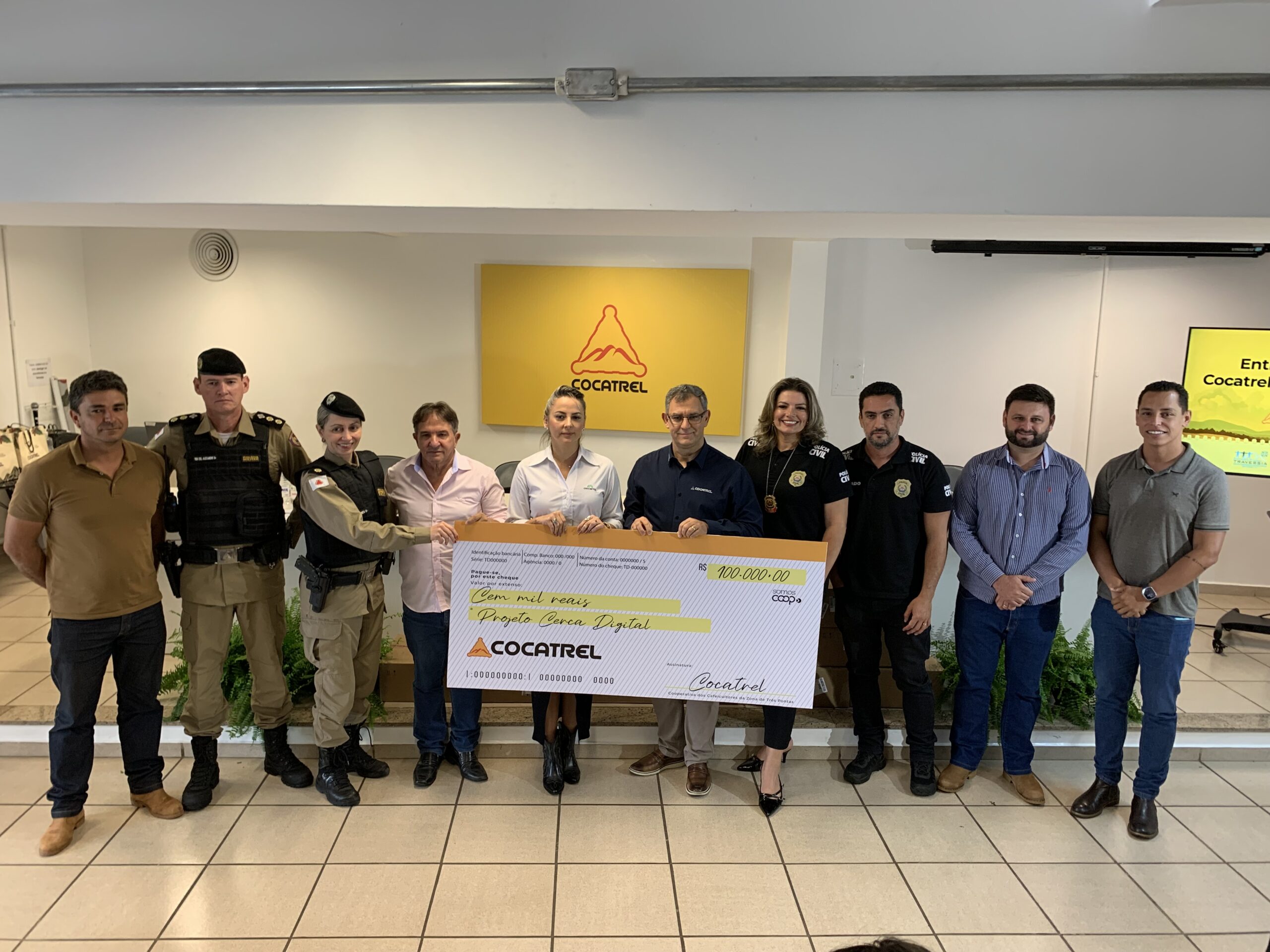 Cocatrel investe R$ 100 mil em câmeras de segurança e amplia monitoramento rural em cinco municípios