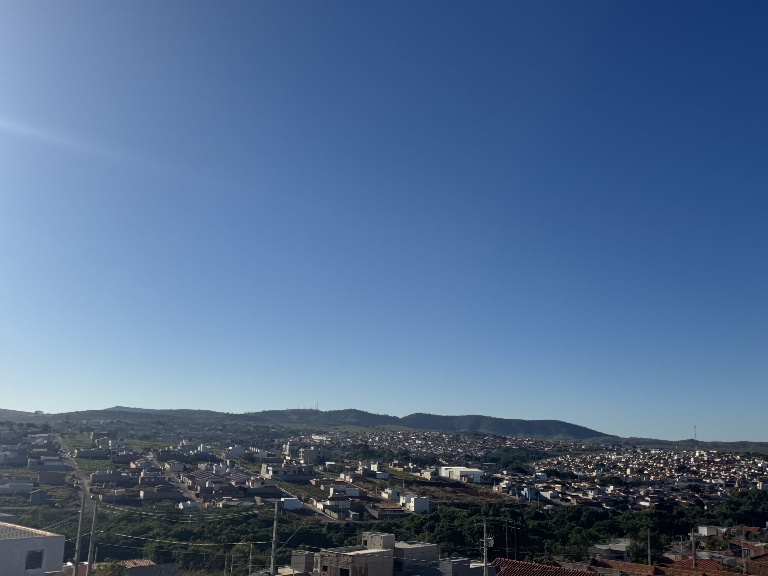 Terça-feira será de tempo aberto e sem chuva em Três Pontas