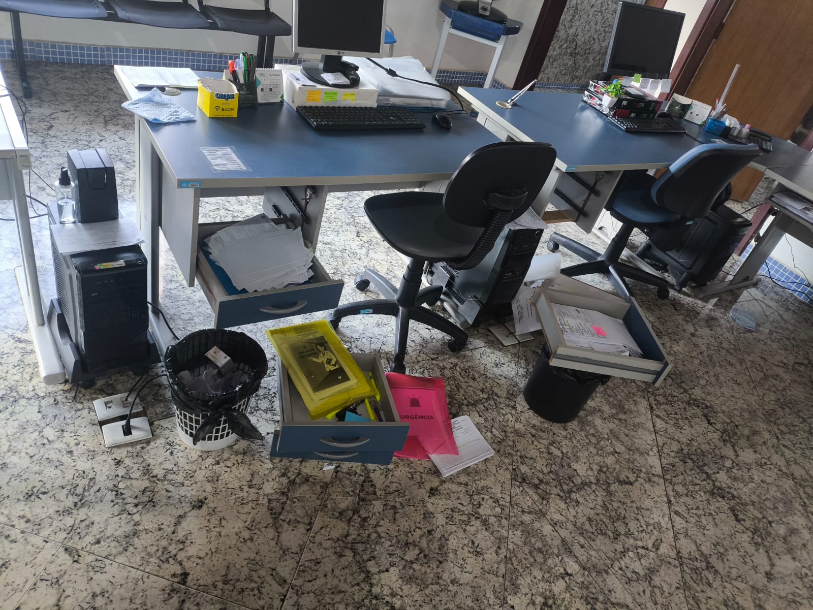 Polícia procura homem que furtou Secretaria de Saúde de Santana da Vargem