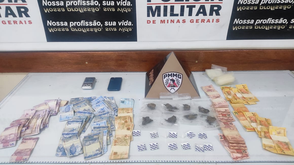 Denunciado por tráfico é preso, enquanto entregava drogas no Residencial Santa Edwirges