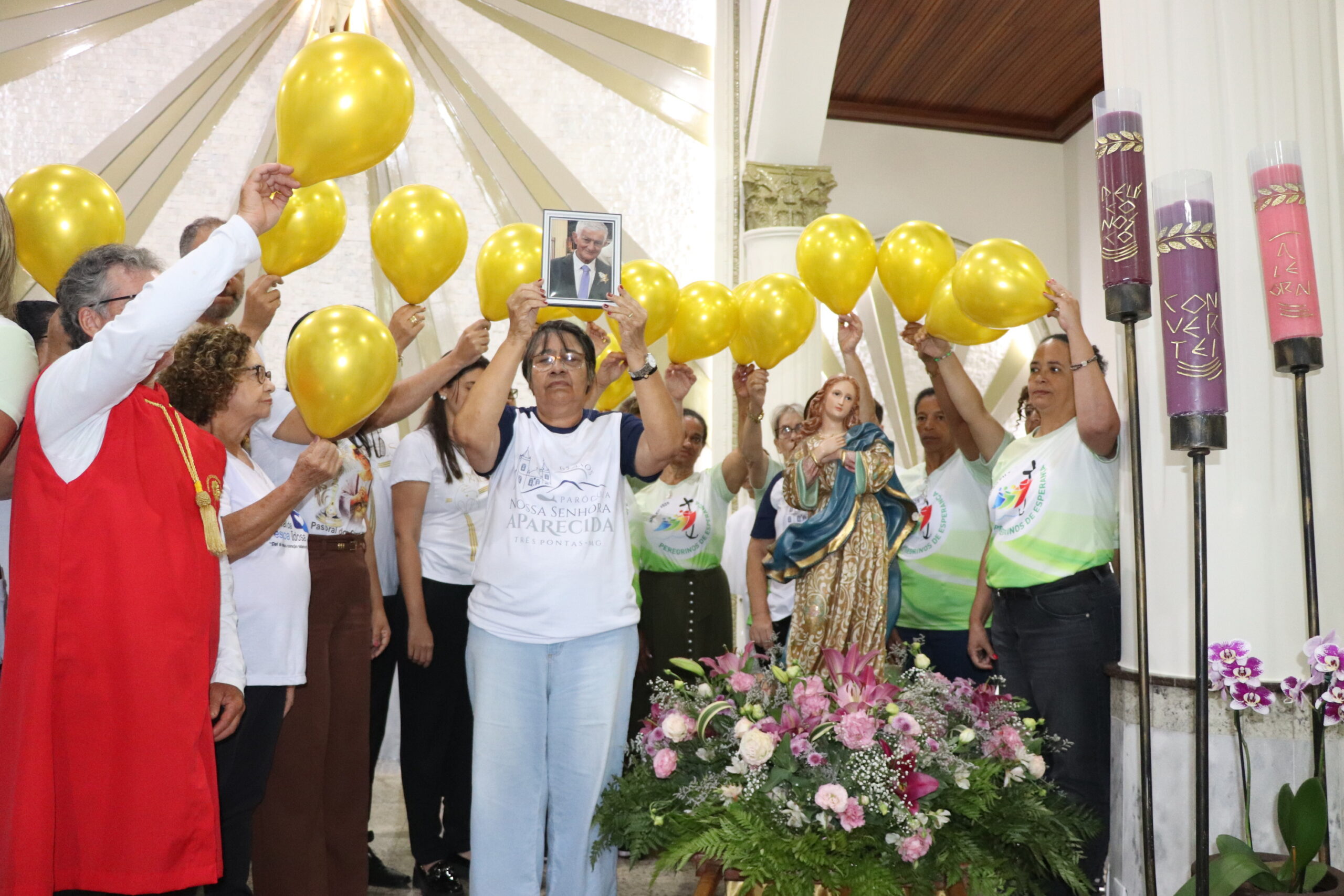 Paróquia Aparecida celebra 66 anos no Dia da Imaculada Conceição, com tributo emocionado a ‘Seu’ Vivaldi