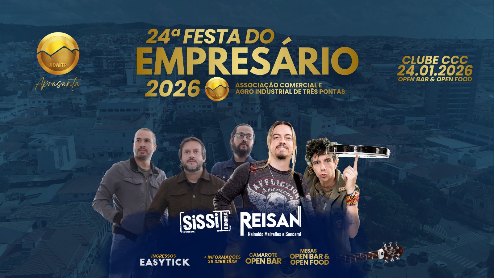 24ª Festa do Empresário será realizada em janeiro e homenageia empresários e empresas de Três Pontas