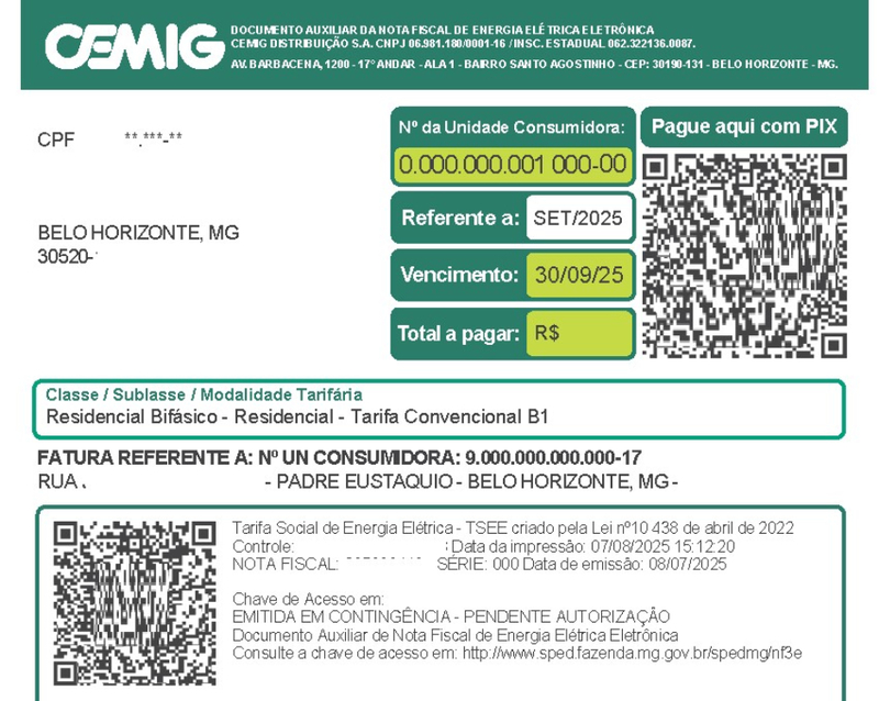 Saiba como evitar golpes na conta de luz e entenda as mudanças na fatura da Cemig