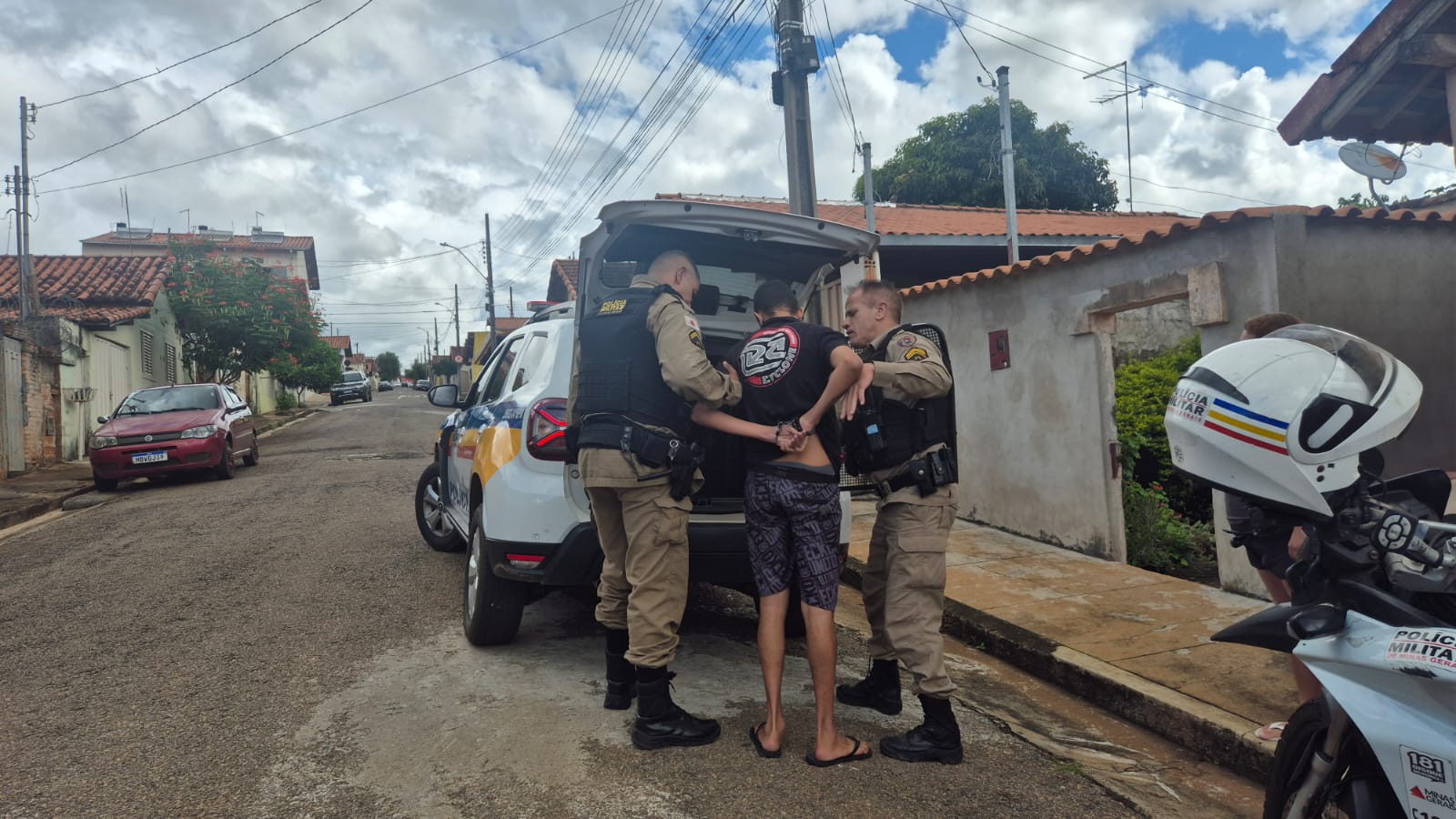 PM prende no Padre Vitor, foragido do Presídio com mais de 7 anos de pena a cumprir