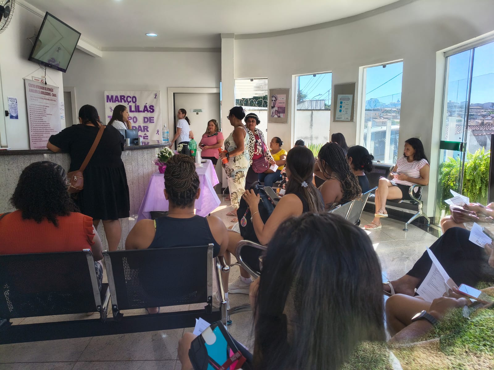 Mutirão do Março Lilás no CIAMA realiza mais de 180 procedimentos preventivos à saúde da mulher