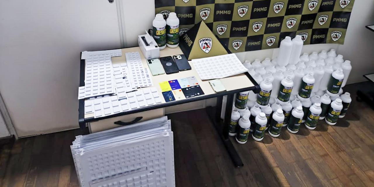 Homem é preso e dois menores são apreendidos por falsificação de medicamentos veterinários em Campos Gerais