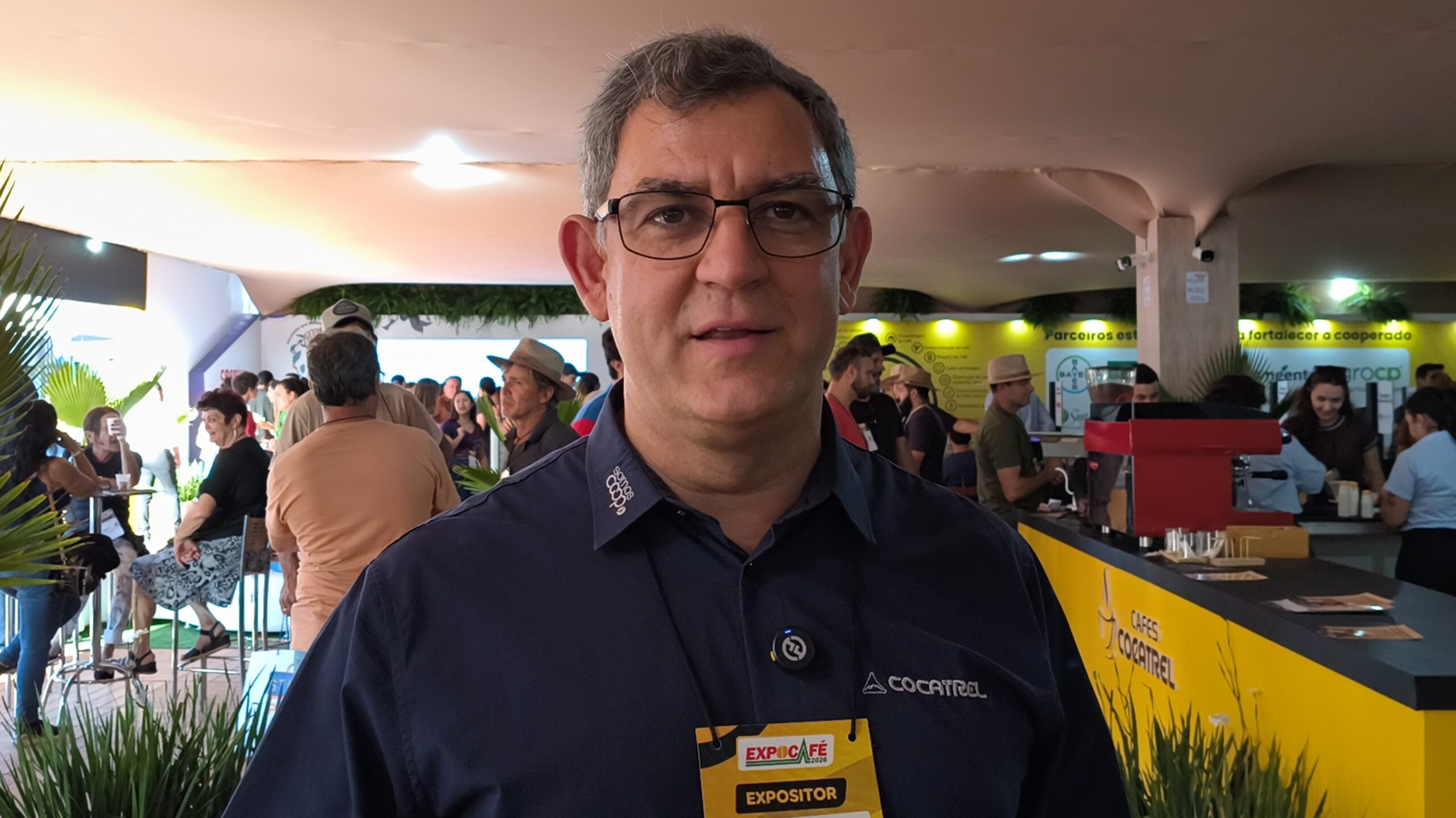 “A Expocafé é o berço da inovação da cafeicultura”, destaca o presidente da Cocatrel Jacques Miari