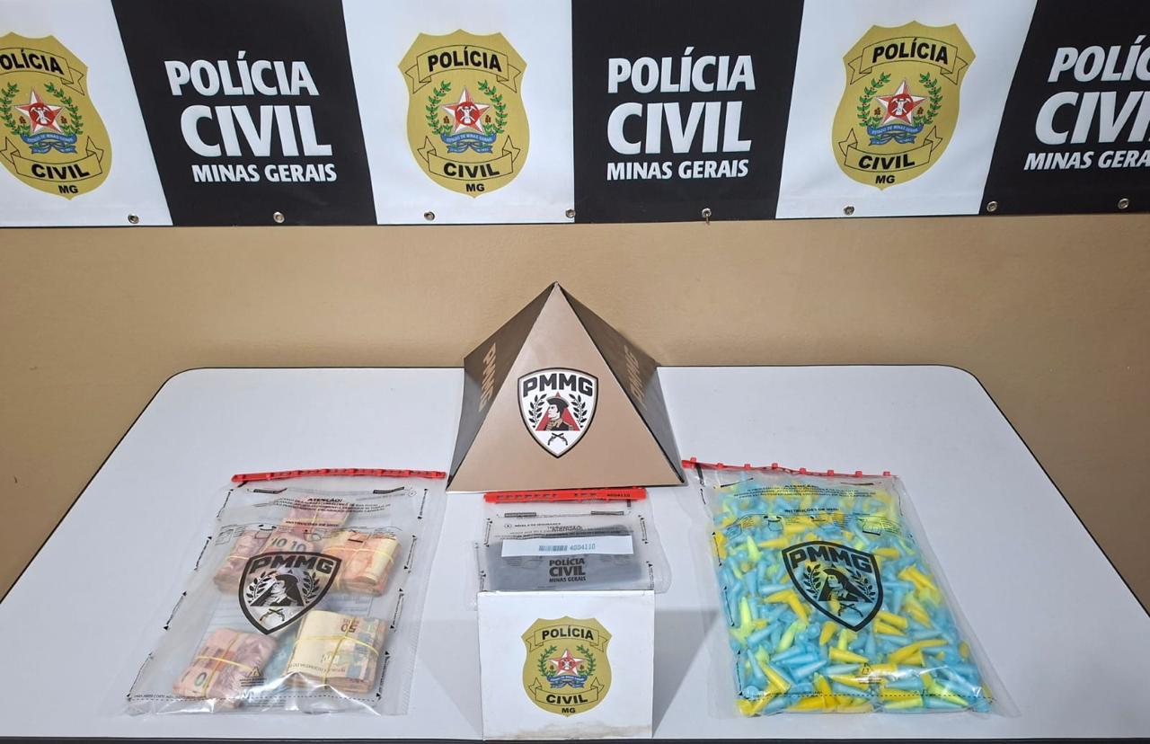 Ação conjunta das polícias apreende mais de 600 porções de cocaína em Paraguaçu