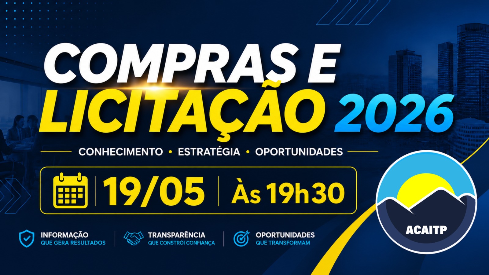 ACAITP promove palestra com Juliana Mendonça sobre vendas para o poder público e licitações