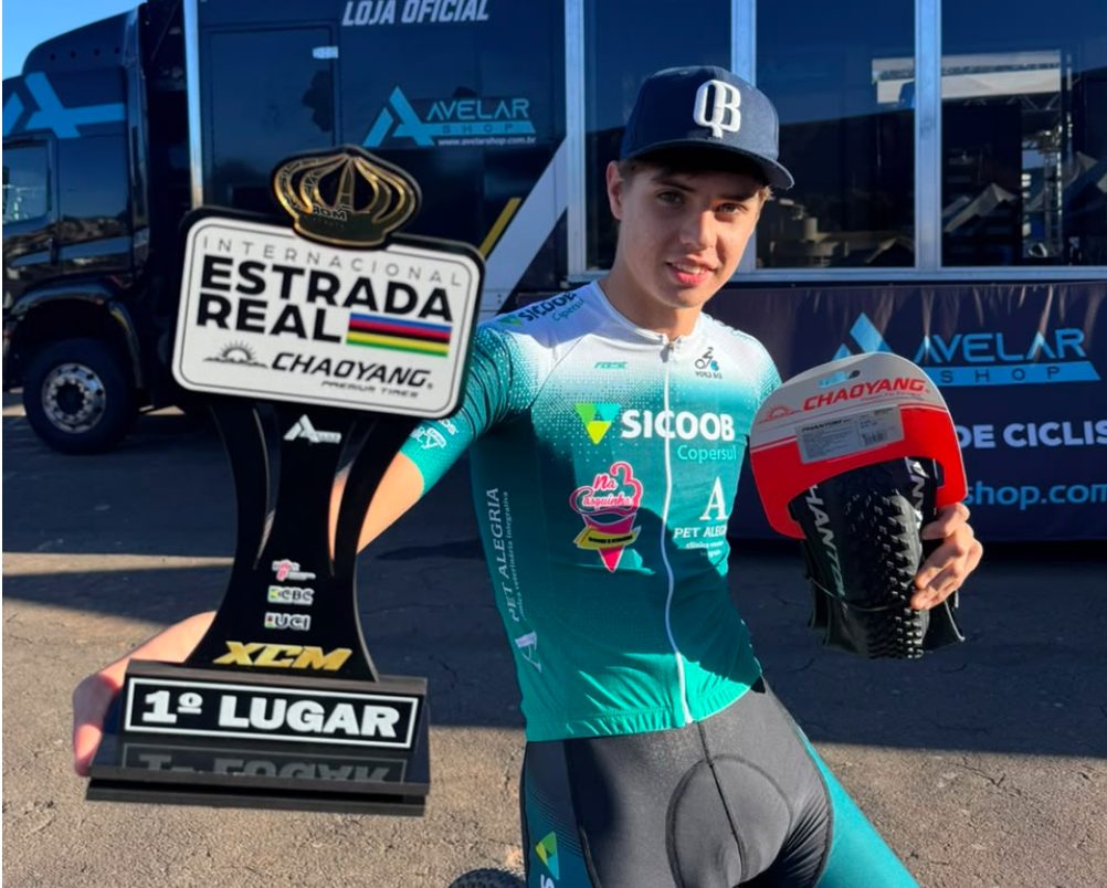 Cauã Moreno conquista dois títulos consecutivos e mantém grande fase no Mountain Bike