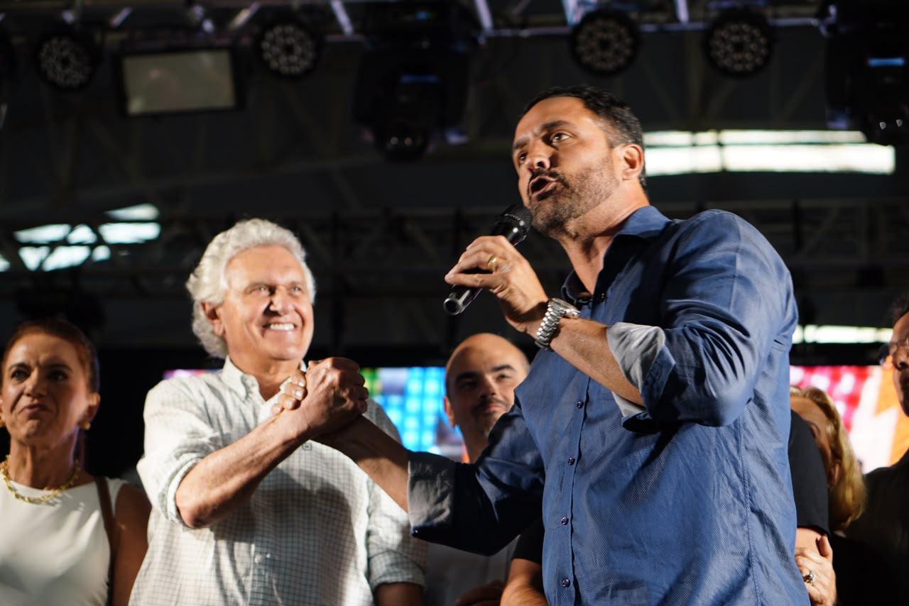 Pré-candidato à Presidência Ronaldo Caiado comparece a evento de aniversário dos irmãos do deputado federal Diego Andrade
