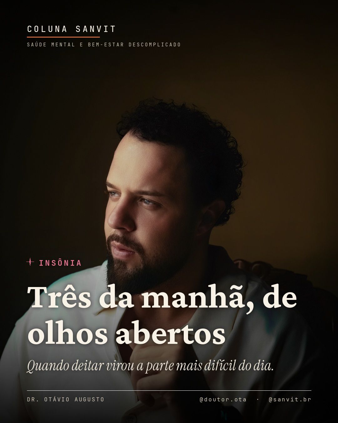Três da manhã, de olhos abertos