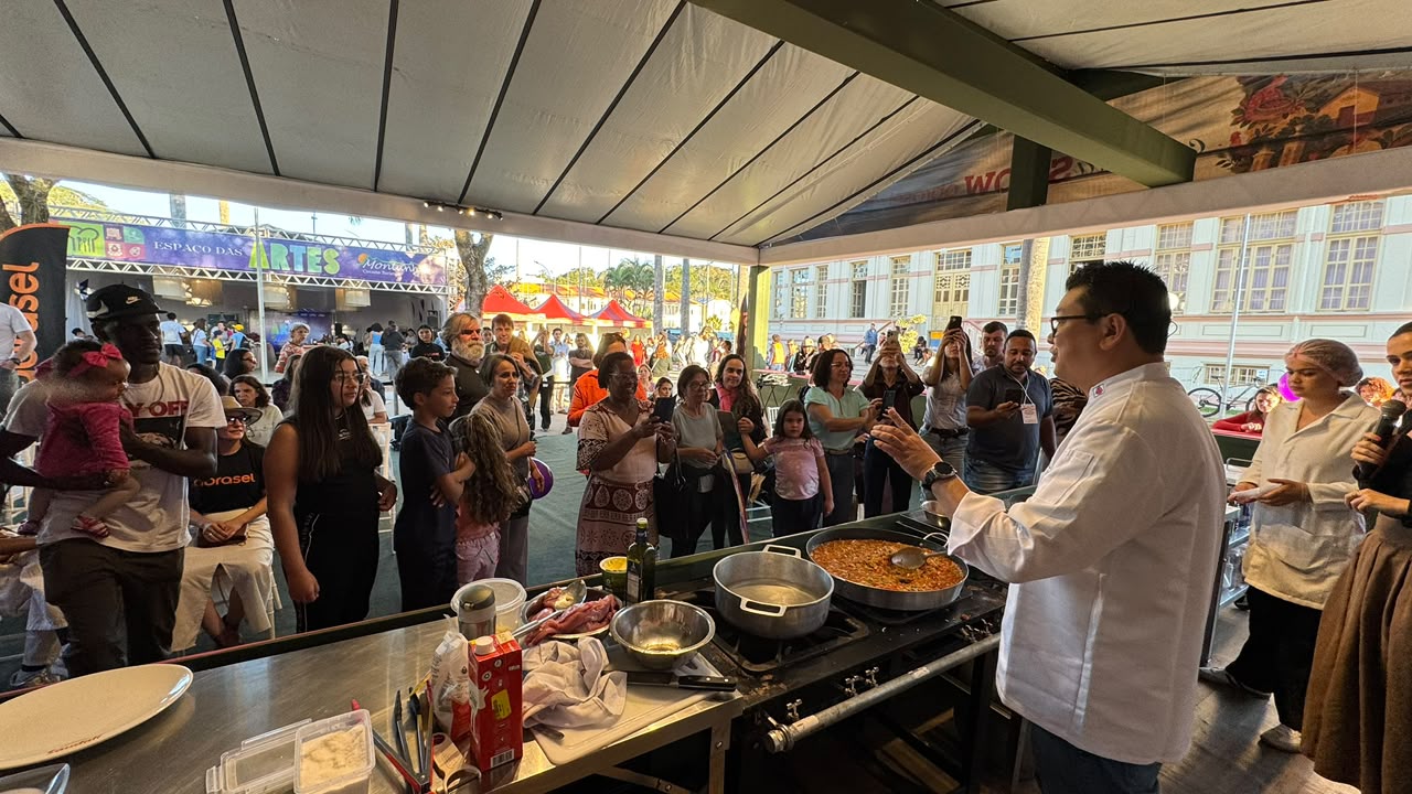 Chef André Yuki representa o Sul de Minas em Cozinha Show da Abrasel durante a 96ª Semana do Fazendeiro em Viçosa